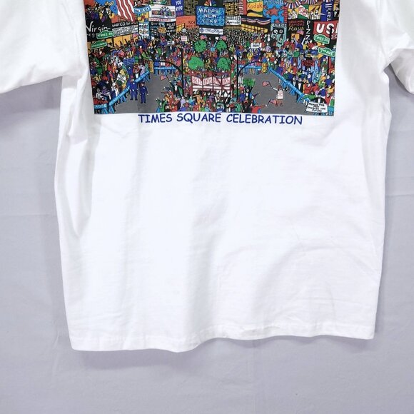 Y2K Times Square Celebration Millennium 2005 Happy New Year T Shirt Size Large - Picture 11 of 12